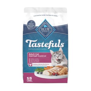 Blue Buffalo Tastefuls Chicken & Brown Rice Recipe Hairball Control Adult Cat Dry Food