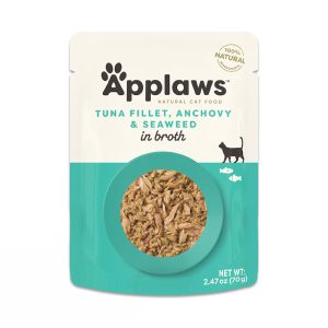 Applaws Natural Tuna with whole Anchovy and Seaweed in Broth Wet Cat Food