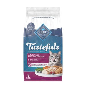 Blue Buffalo Tastefuls Chicken & Brown Rice Recipe 7+ Hairball Control Adult Cat Dry Food