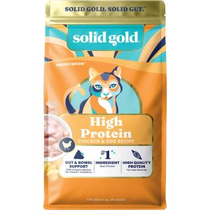 Solid Gold Indigo Moon High Protein with Chicken & Eggs Holistic Grain Free Dry Cat Food with Superfoods