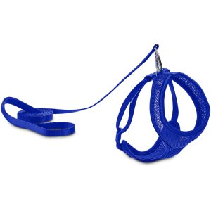 Good2Go Blue Mesh Cat Harness & Leash Set