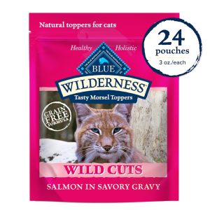 Blue Buffalo Blue Wilderness Wild Cuts Tasty Salmon Morsels Wet Cat Food