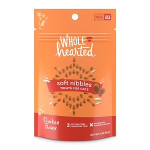 WholeHearted Savory & Tasty Soft Cat Treats - Chicken Recipe