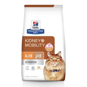 Hill's Prescription Diet k/d + j/d Kidney + Mobility Chicken Flavor Dry Cat Food