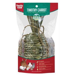 Oxbow Timothy Club Timothy Carrot for Small Animals