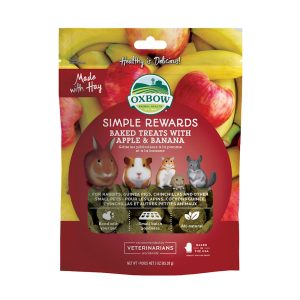 Oxbow Simple Rewards Apple and Banana Baked Small Animal Treats