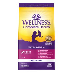 Wellness Complete Health Natural Grain Free Indoor Salmon & Herring Meal Recipe Dry Cat Food