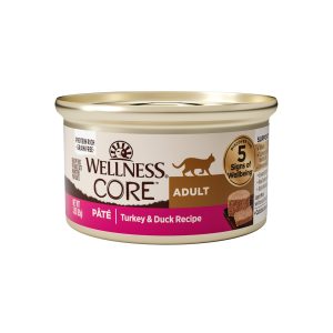 Wellness CORE Natural Grain Free Turkey & Duck Pate Wet Cat Food