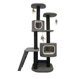 Penn Plax 2 Post Vertical Tower with Hide Aways