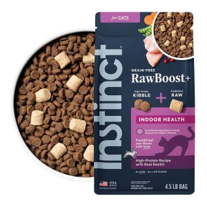 Instinct Raw Boost Indoor Health Grain Free Recipe with Real Rabbit Natural Dry Cat Food