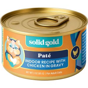 Solid Gold Flavorful Feast Indoor Recipe With Chicken in Gravy Holistic Grain Free Canned Cat Food