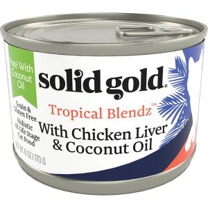 Solid Gold Tropical Blendz Chicken Liver & Coconut Oil Pate Wet Cat Food