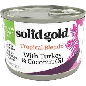 Solid Gold Tropical Blendz Turkey & Coconut Oil Pate Wet Cat Food