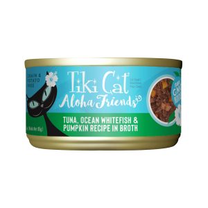 Tiki Cat Aloha Friends Tuna, Ocean Whitefish & Pumpkin Wet Cat Food