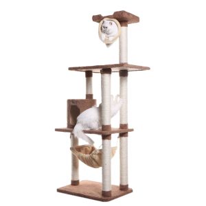 Armarkat Premium Real Wood Cat Tree Model X7001 Tan