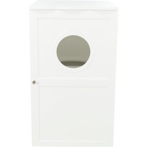 TRIXIE Wooden 2 Story Pet House In White