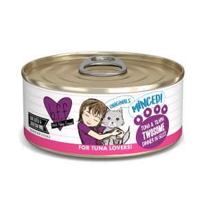 B.F.F. Minced Twosome Tuna & Tilapia Dinner in Gelee Wet Cat Food