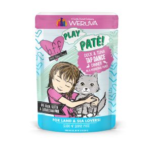 B.F.F. P.L.A.Y. Tap Dance Duck & Tuna Dinner in a Hydrating Puree Wet Cat Food