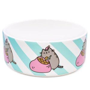Pusheen Sack of Cookies Ceramic Donut Cat Bowl