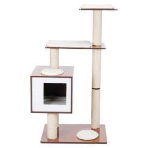TRIXIE Avoca Wooden Scratching Post Brown Cat Furniture