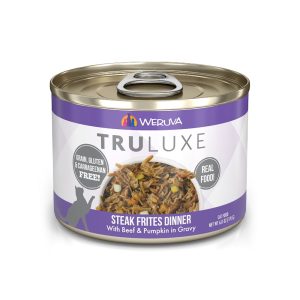Weruva TruLuxe Steak Frites Dinner with Beef & Pumpkin in Gravy Wet Cat Food