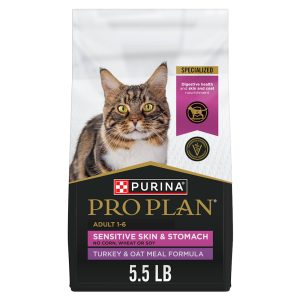 Purina Pro Plan Sensitive Skin and Stomach Turkey and Oat Meal Formula Dry Cat Food