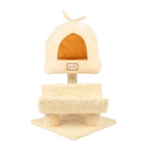 Armarkat Goldenrod Premium Real Wood Cat Tree Model X3007