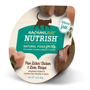 Rachael Ray Nutrish Natural Grain Free Paw Lickin' Chicken & Liver Wet Cat Food