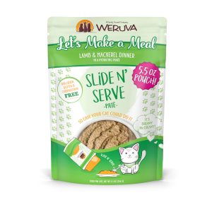 Weruva Pate Let's Make a Meal Lamb & Mackerel Dinner in a Hydrating Puree Wet Cat Food