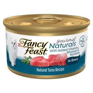 Fancy Feast Gourmet Naturals Tuna Recipe in Gravy Wet Cat Food