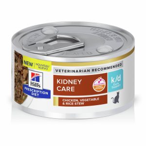 Hill's Prescription Diet k/d Kidney Care Early Support Chicken, Vegetable & Rice Stew Canned Cat Food