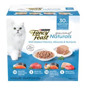 Purina Fancy Feast Gourmet Naturals Seafood Wet Cat Food Variety Pack