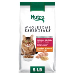 Nutro Wholesome Essentials Bag Hairball Control Chicken & Brown Rice Recipe Dry Cat Food