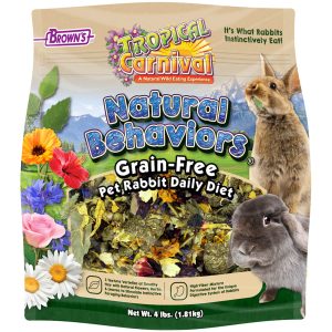 Brown's Tropical Carnival Natural Behaviors Grain-Free Pet Rabbit Daily Diet Food