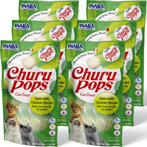 Inaba Churu Pops Tuna with Chicken Recipe Cat Treats