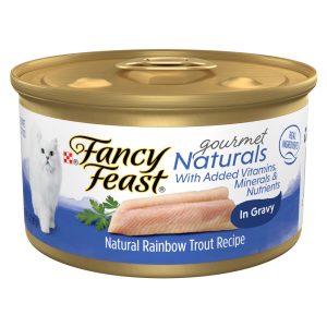 Fancy Feast Gourmet Naturals Rainbow Trout Recipe Gravy Wet Cat Food