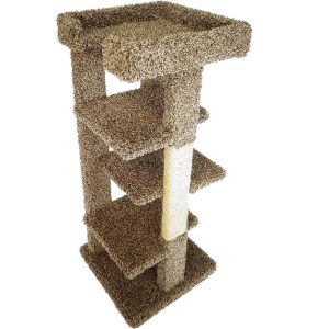 New Cat Condos 4 level Brown Cat Tree