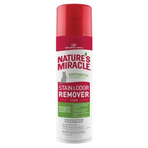 Nature's Miracle Tough on Organic Stains and Odors Remover Foam for Cats