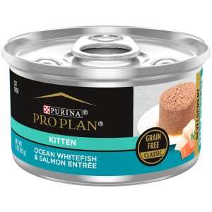 Purina Pro Plan Grain Free Ocean Whitefish & Salmon Formula Wet Kitten Food Pate