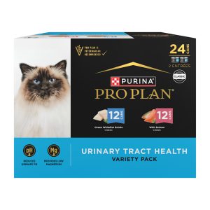 Purina Pro Plan Urinary Tract Ocean Whitefish with Salmon Entrees Health Pate Cat Food Variety Pack