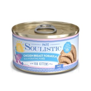 Soulistic Pate Kitten Chicken Breast Formula in a Hydrating Puree Wet Cat Food