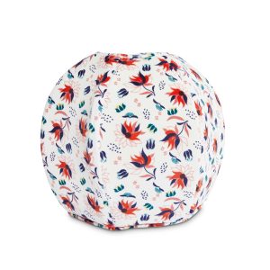 EveryYay Essentials Snooze Fest Ivory Floral Bubble Cave Cat Bed