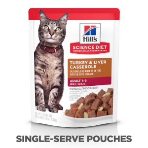 Hill's Science Diet Turkey & Liver Adult Wet Cat Food