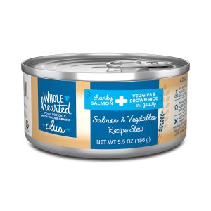 WholeHearted Plus Salmon & Vegetables Recipe Stew Wet Cat Food