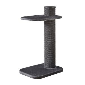 Two by Two Maple 2 Level Grey Cat Tree