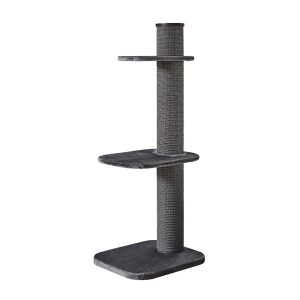 Two by Two Maple 3 Level Grey Cat Tree
