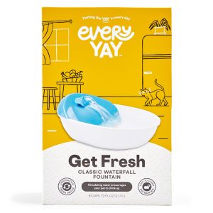 EveryYay Get Fresh Waterfall Classic Pet Fountain