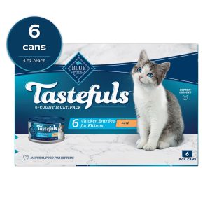 Blue Buffalo Blue Tastefuls Natural Chicken Entrees Variety Pack Wet Food for Kittens