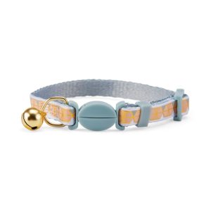 YOULY Pink/Grey Geo Kitten Collar