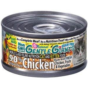 Gentle Giants Natural Non GMO Chicken Cat and Kitten Can Food